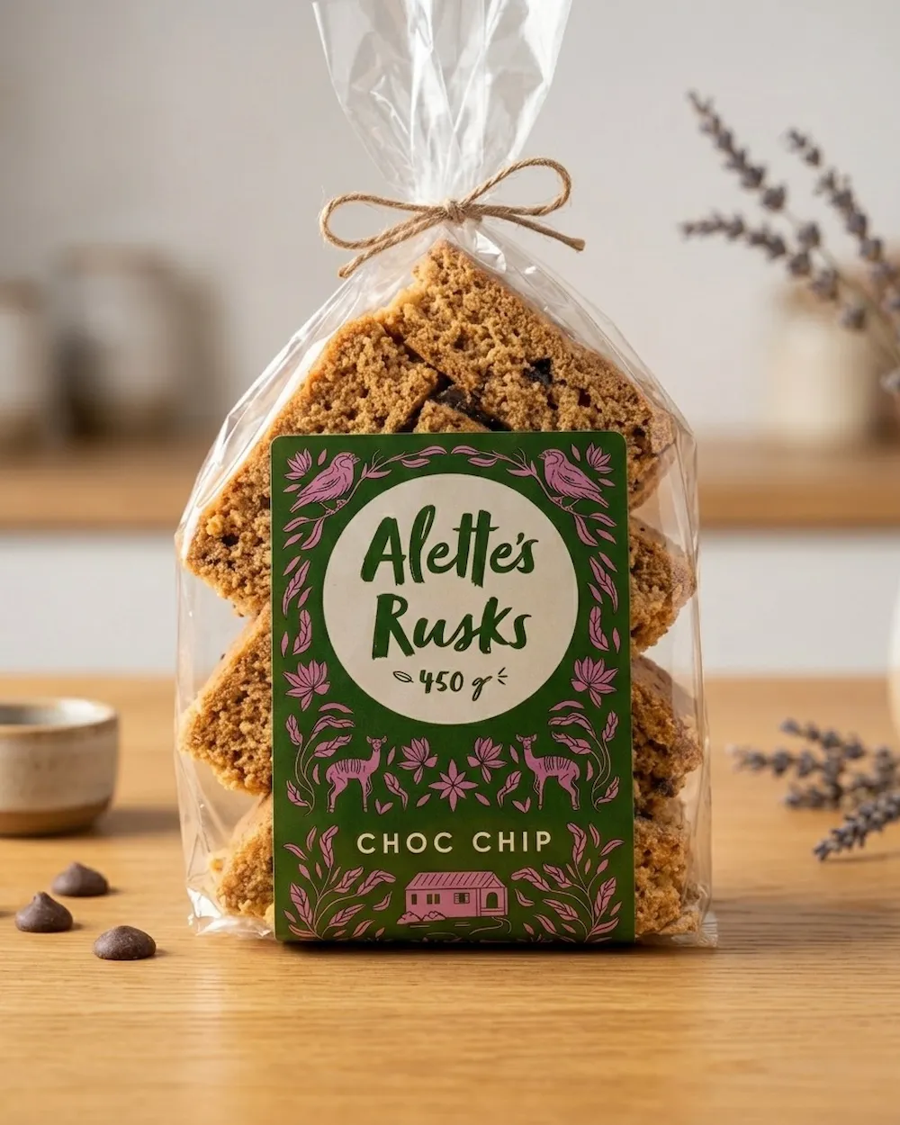 Alette's Choc Chip Rusks